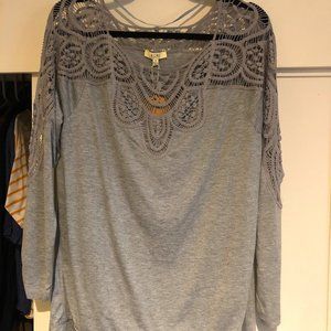 Kori Gray Top - Women's Small